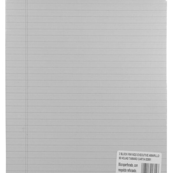 Block impreso (T. carta) EXECUTIVE