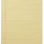 Block de lineas (carta) amarillo