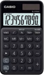 Calculadora de bolsillo de varios colores CASIO SL-310UC