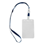Portagafete transparente de 6 x 9 cms en vertical y horizontal FAST