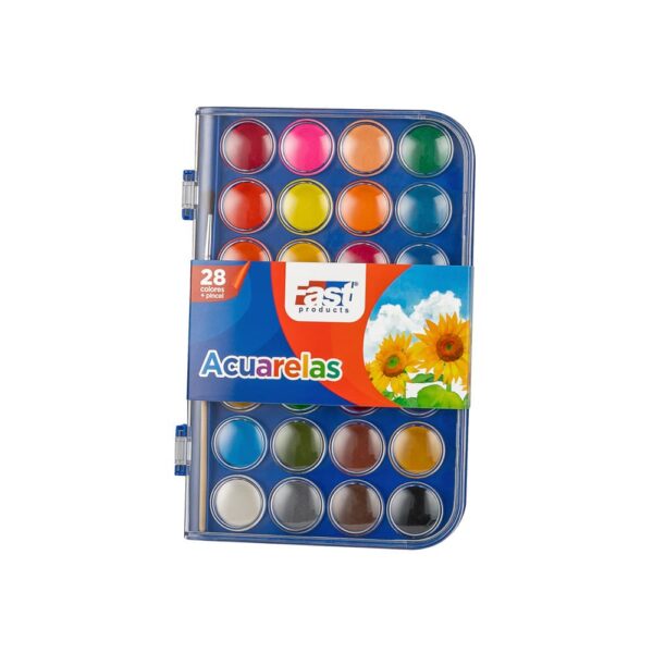 Acuarela Fast 28 Colores